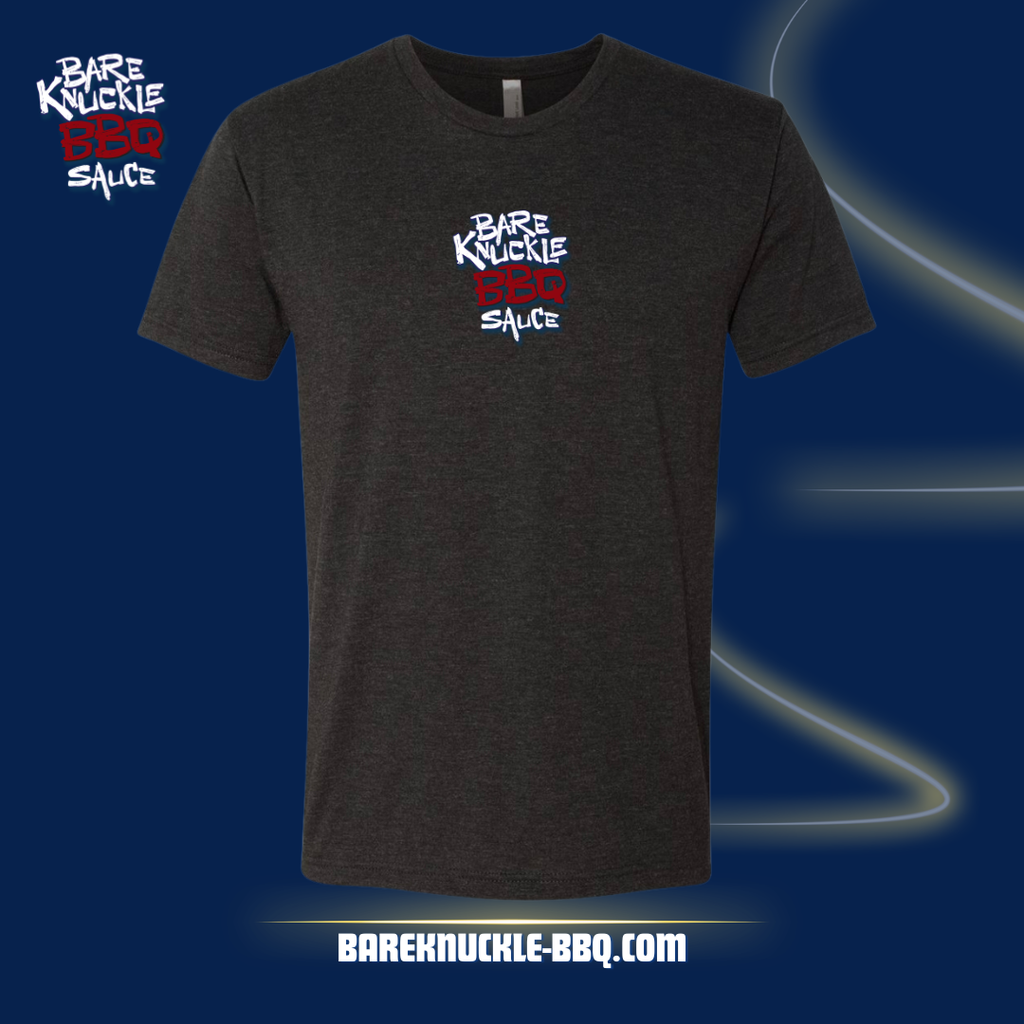 Bare Knuckle BBQ Hockey Crew T-Shirt | Unisex Triblend | St. Louis BBQ