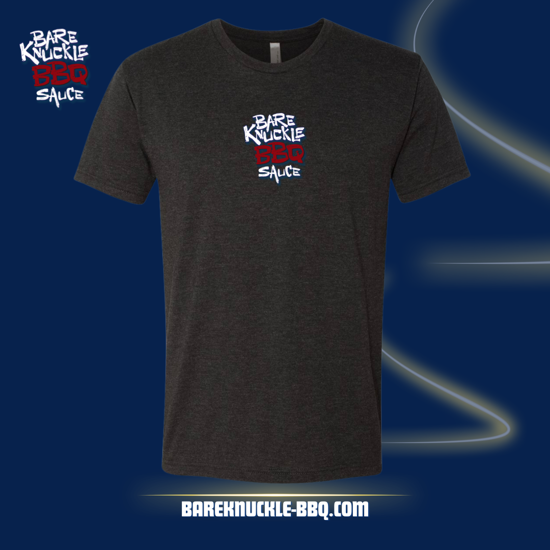 Bare Knuckle BBQ Hockey Crew T-Shirt | Unisex Triblend | St. Louis BBQ