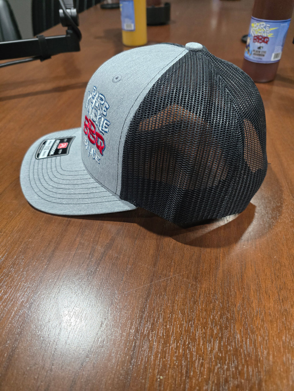 Bare Knuckle BBQ Trucker Hat - Black / Grey - Richardson 112 Embroidered