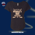 Bare Knuckle BBQ Penalty Box Women's T-Shirt | Relaxed Fit Triblend | Hockey Mom Tee