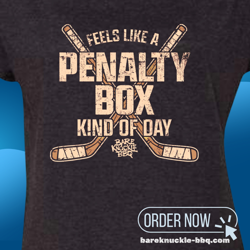 Bare Knuckle BBQ Penalty Box Women's T-Shirt | Relaxed Fit Triblend | Hockey Mom Tee