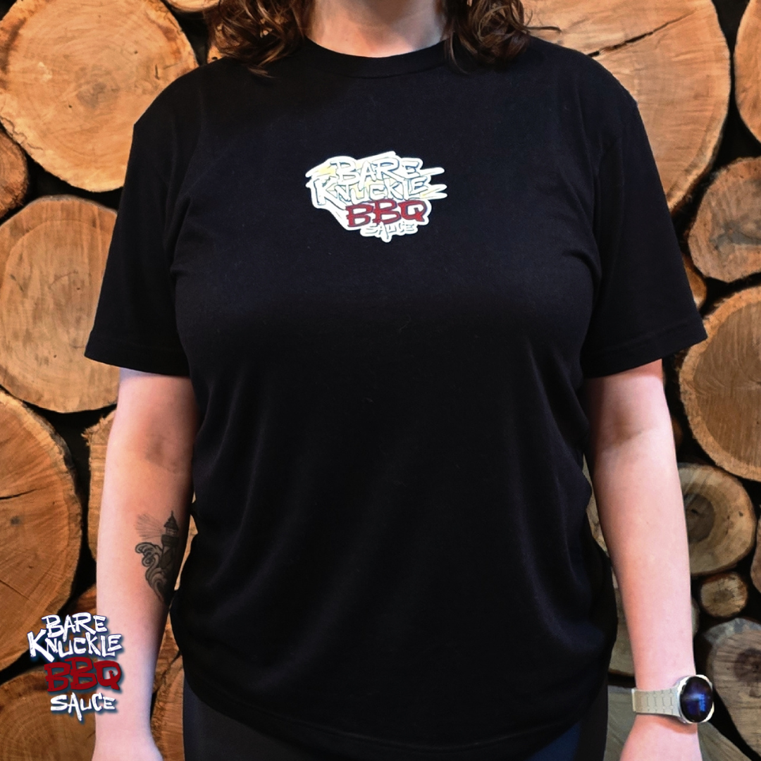 Bare Knuckle BBQ Hockey Crew T-Shirt | Unisex Triblend | St. Louis BBQ