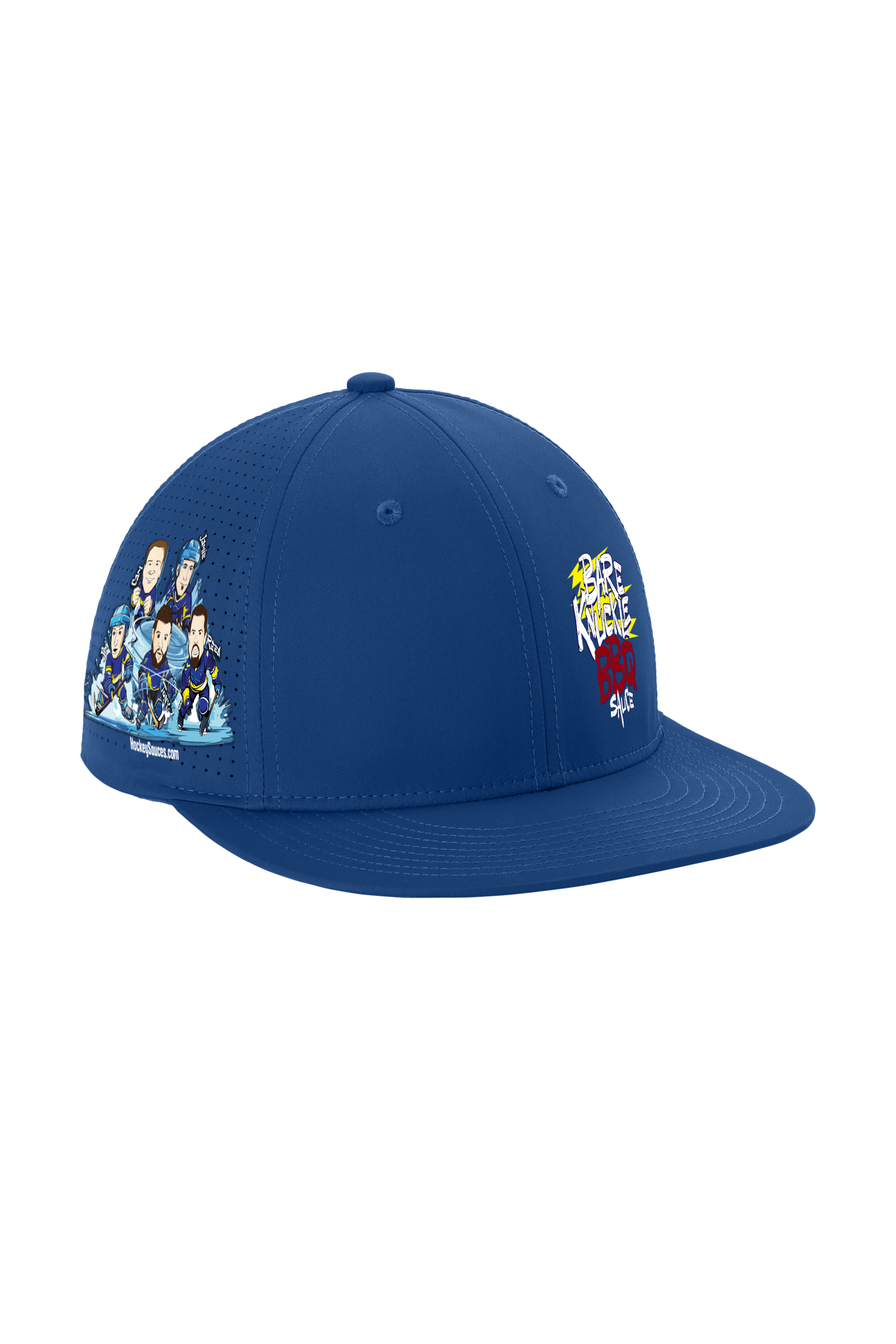 Blue Performance Snapback Hat