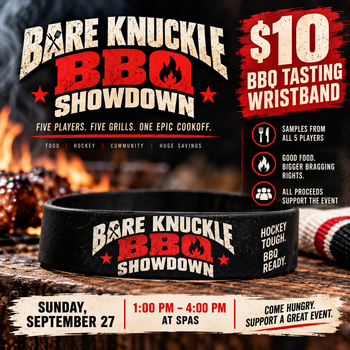 Tasting Pass at Bare Knuckle's BBQ Show Down!