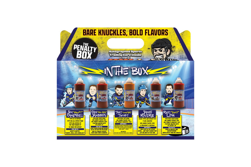 Bare Knuckle BBQ “Penalty Box” Collector’s Edition – 5 Pack (Season 1)